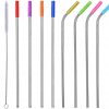 Drinking straw with brush