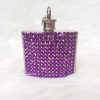 purple bling flask