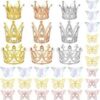crown butterfly floral bouquet topper