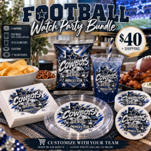 Football Fan Watch Party Bundle